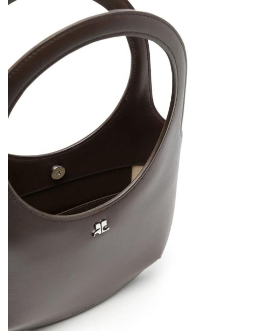 Sac À Main Holy En Cuir Courreges en coloris Brown