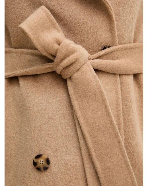 Pedro Del Hierro Madrid Natural Belted Double-Breasted Coat