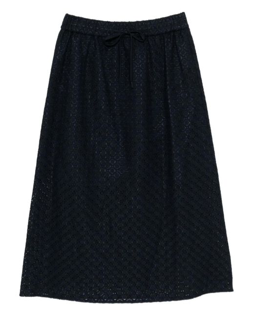 To b. by agnès b. Blue Optical Skirt