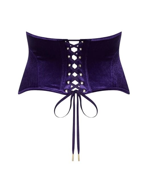 Maison Close Blue X Scandale Rococo Waist Cincher