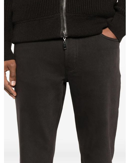 Brioni Black Five-Pockets Trousers for men