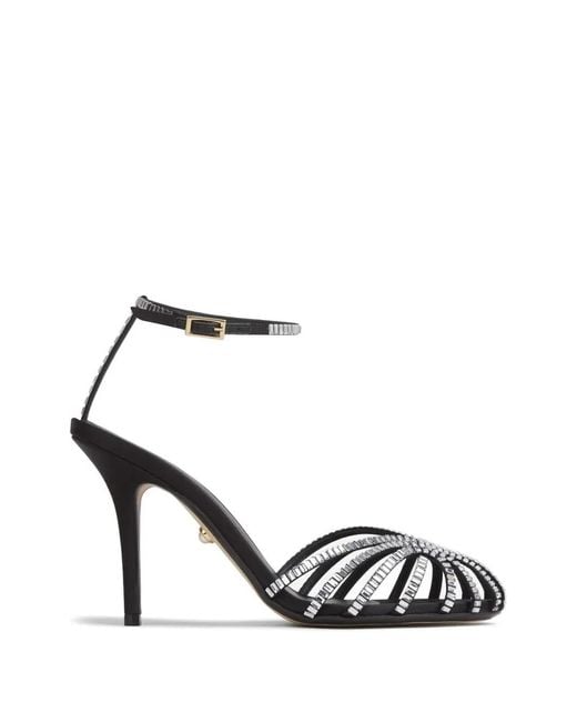 ALEVI White Embellished-Strap Sandals