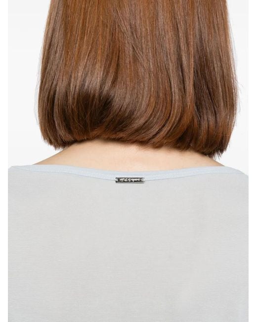 To b. by agnès b. White Sheer Top