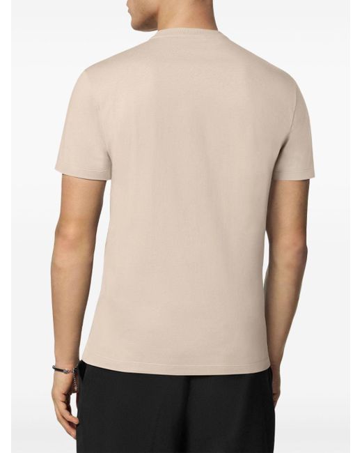 Versace Natural Starfish Blason Cotton T-shirt for men