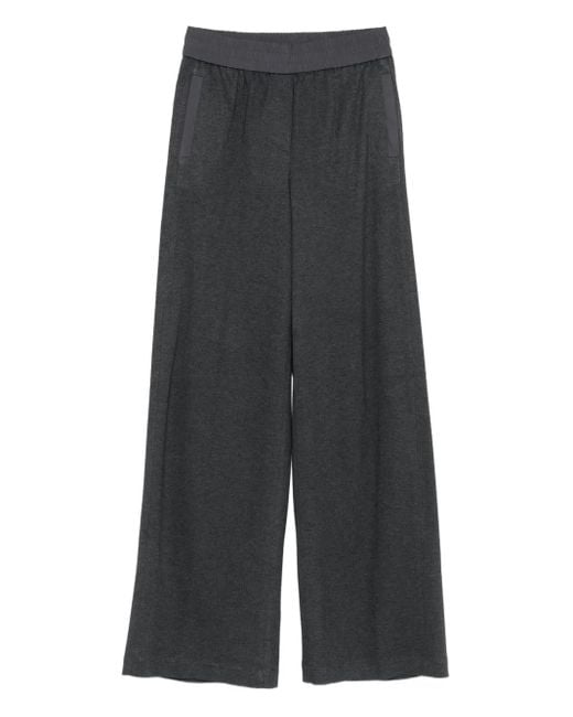 Peserico Trainingsbroek Met Elastische Tailleband in het Gray