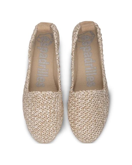 Espadrilles Natural Platform Slip-On