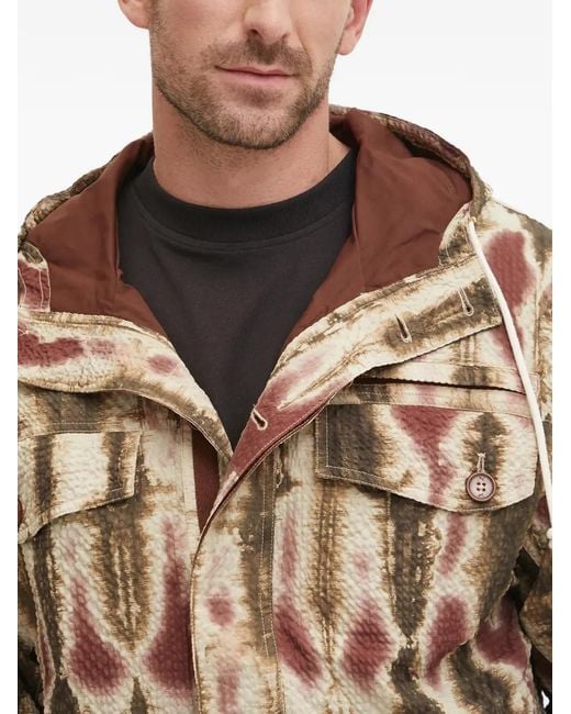 PUMA Brown Hooded Jacket for men