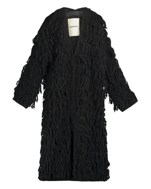 Circus Hotel Black Shaggy Coat