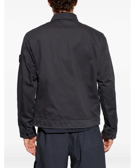 Stone Island Blue Light Outerwear for men