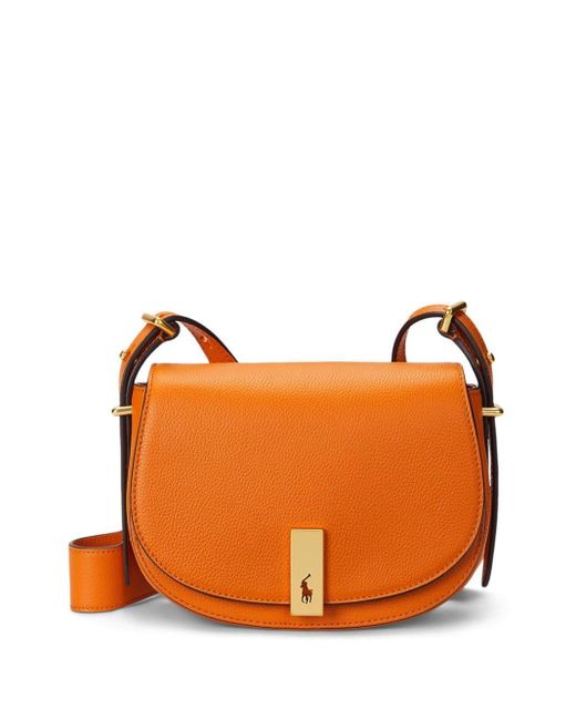 Petit sac à bandoulière ID Polo Ralph Lauren en coloris Orange