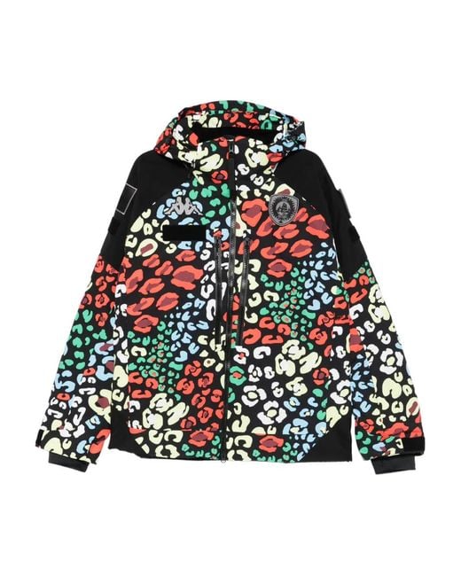 Veste De Ski 602Cg Premium À Imprimé Léopard Kappa pour homme en coloris Black