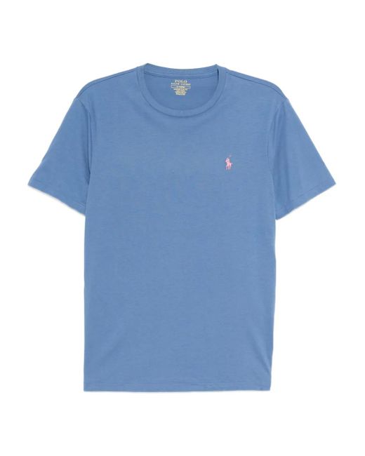 Polo Ralph Lauren Blue Jersey Crew-Neck T-Shirt for men