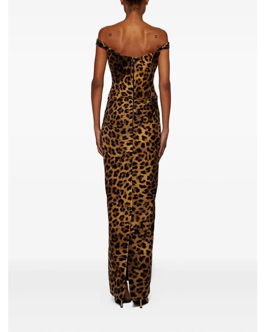 The New Arrivals Ilkyaz Ozel Brown Shakti Dress