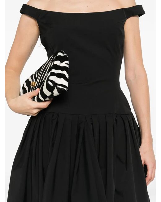 Magda Butrym Black Pleated Dress