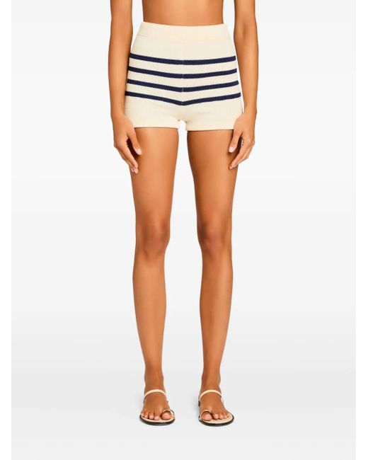 SER.O.YA Andrie Knitted Shorts Blue