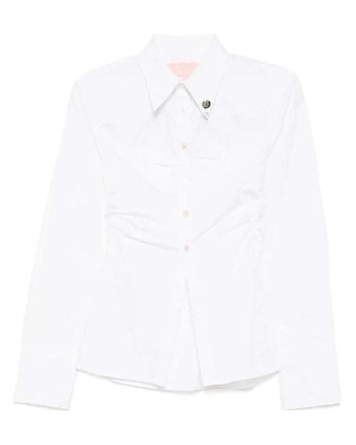 BAPY BY *A BATHING APE® White Classic Collar Shirt