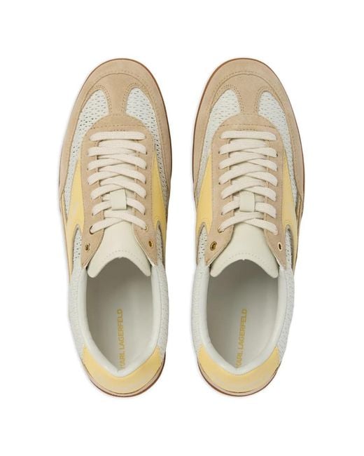 Karl Lagerfeld White Kandidate Mesh Sneakers