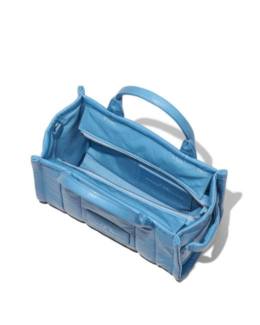 Marc Jacobs Blue Kleine The Shiny Crinkle Tote Handtasche