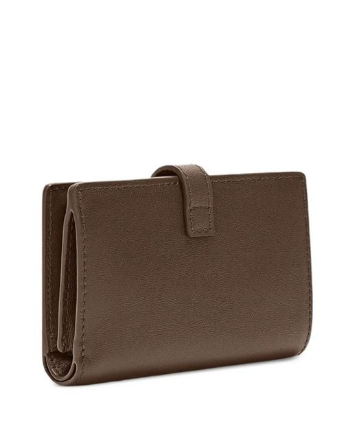 Furla Brown Buckle-Fastening Leather Wallet