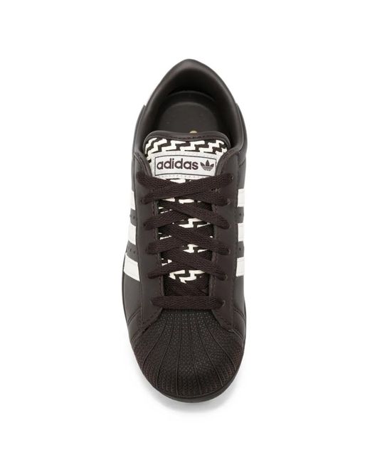 Adidas Black Superstar Sneakers