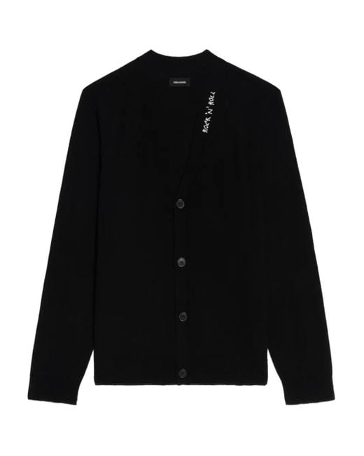 Zadig & Voltaire Black Remi Cardigan for men