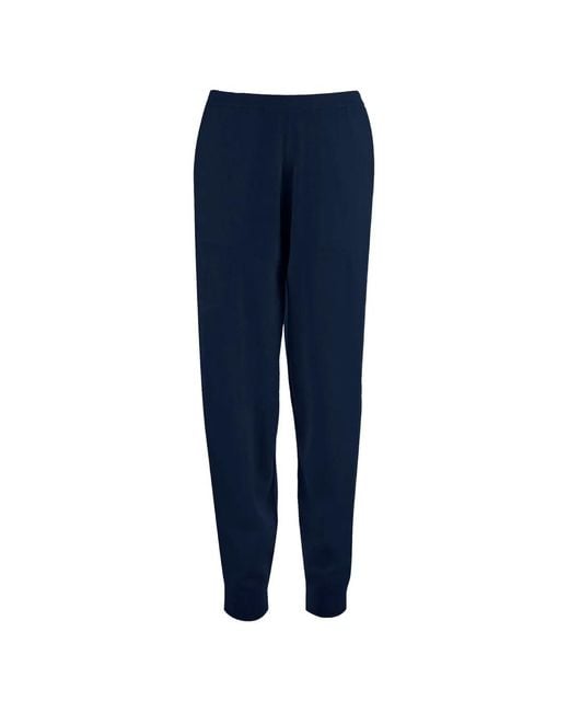 Allude Blue Elasticated Trousers