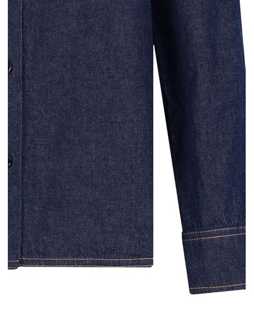 Maison Kitsuné Blue Pocket Shirt