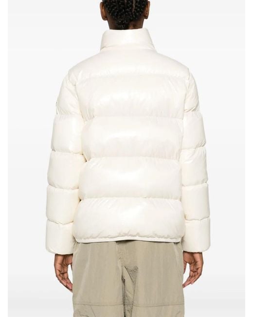 Moncler Abbadia Gewatteerd Jack in het Natural