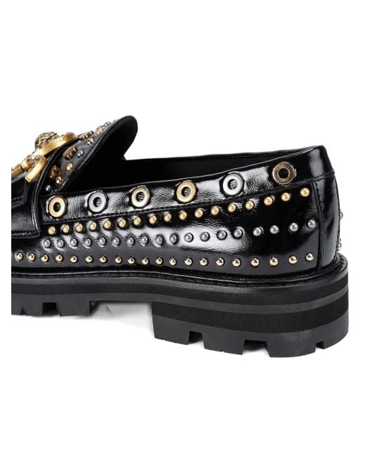 Mocassins Maison À Détails De Clous Kurt Geiger en coloris Black