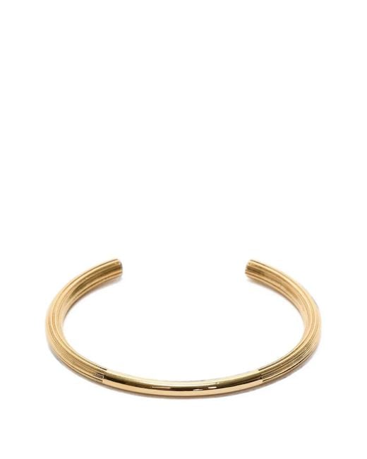 Victoria Beckham White Cufflink Bracelet