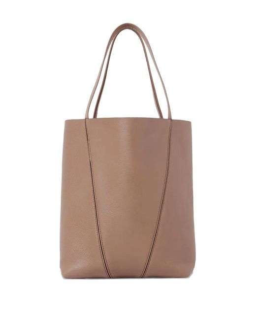 Chloé Brown Spin Medium Leather Bag