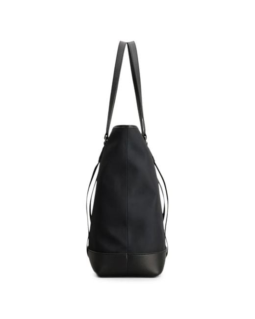 Tod's Black Logo-Patch Tote Bag for men