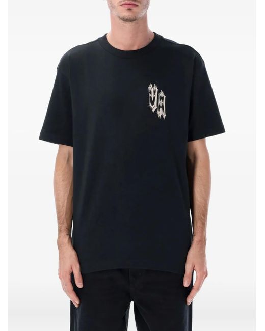 RVCA Black Skull-Graphic T-Shirt for men
