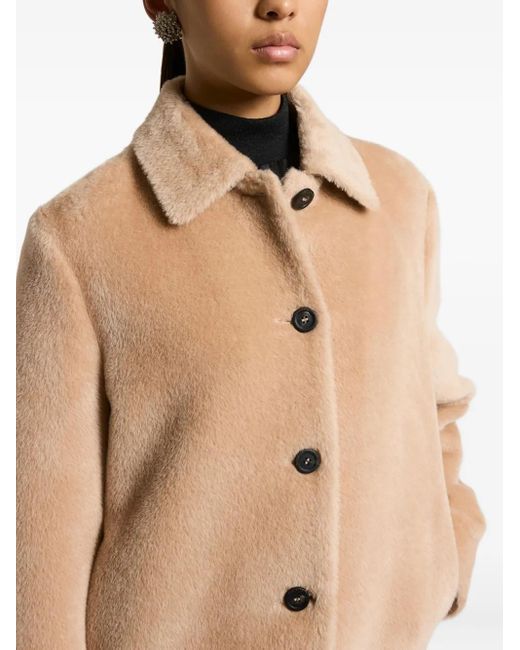 Peserico Natural Jacke Mit Knopfverschluss