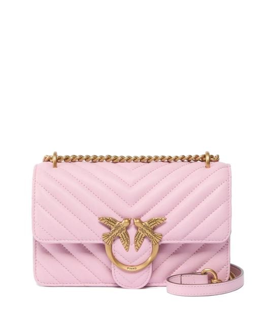 Pinko Pink Mini Sac À Bandoulière Love One