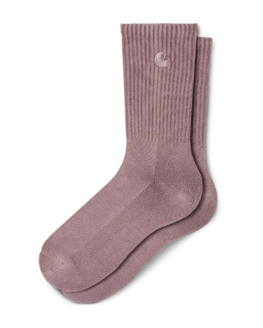 Carhartt ロゴ 靴下 Purple