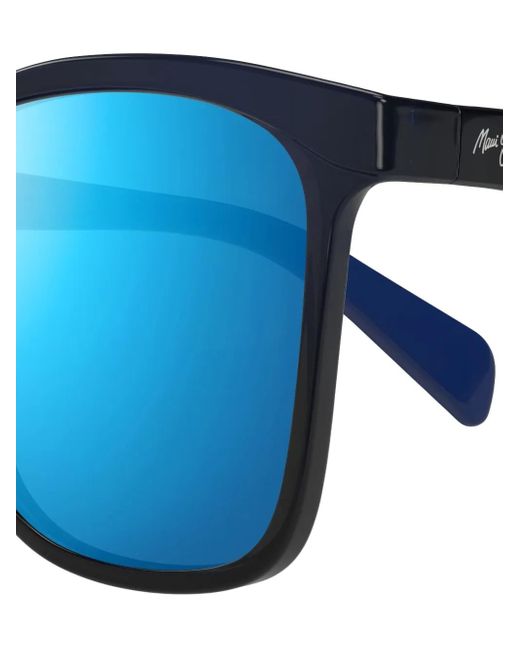 Maui Jim Blue Liquid Sunshine Square-Frame Sunglasses