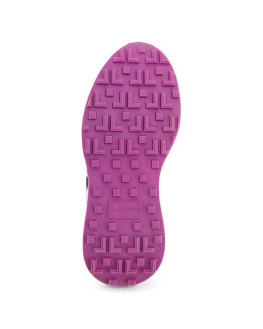 Lanvin Pink Bumpr Sneakers