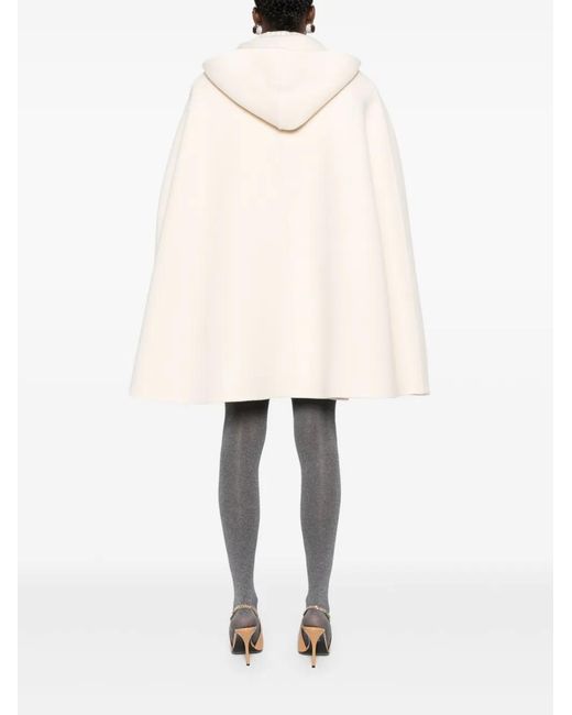 Fabiana Filippi Natural Wool Cape