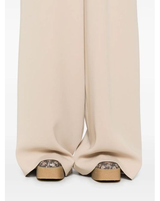 Max Mara Natural Ernesta Palazzo Pants