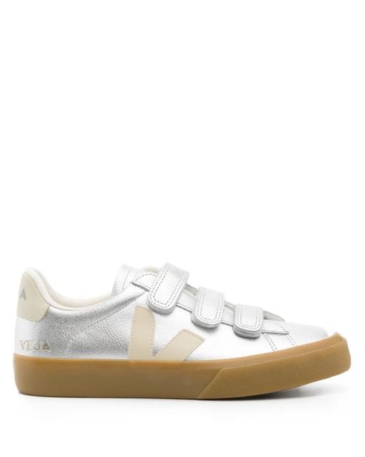 Veja White Recife Leather Sneakers