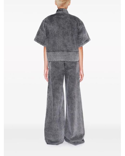 Rosetta Getty Cropped Top in het Gray