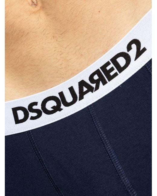 DSquared² Set aus zwei Shorts mit Logo-Bund in Blue für Herren