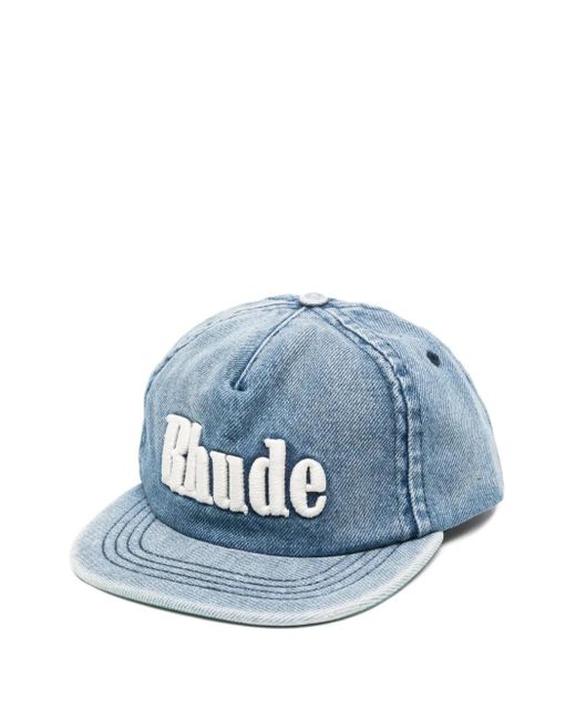 メンズ Rhude デニムキャップ Blue