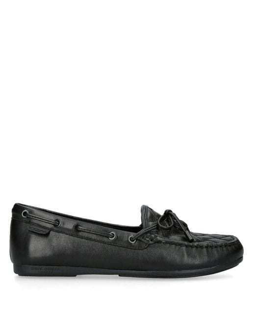 Kurt Geiger Black Eagle Leather Loafers