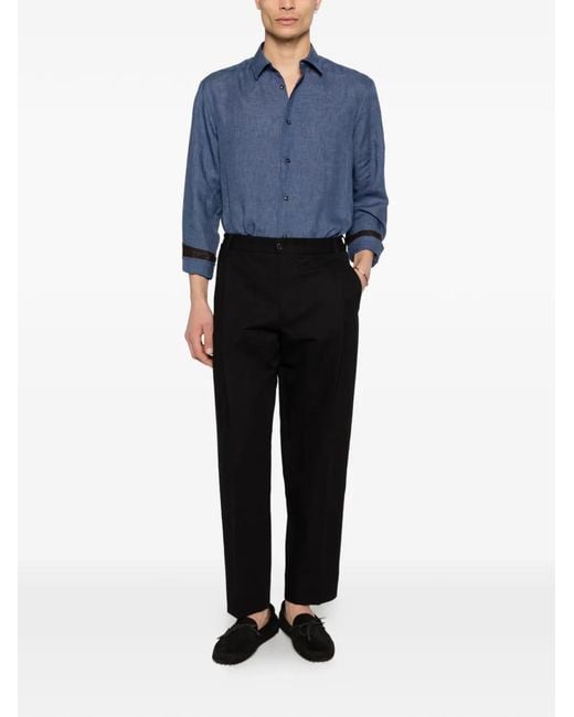Paul Smith Blue Buttoned Shirt for men