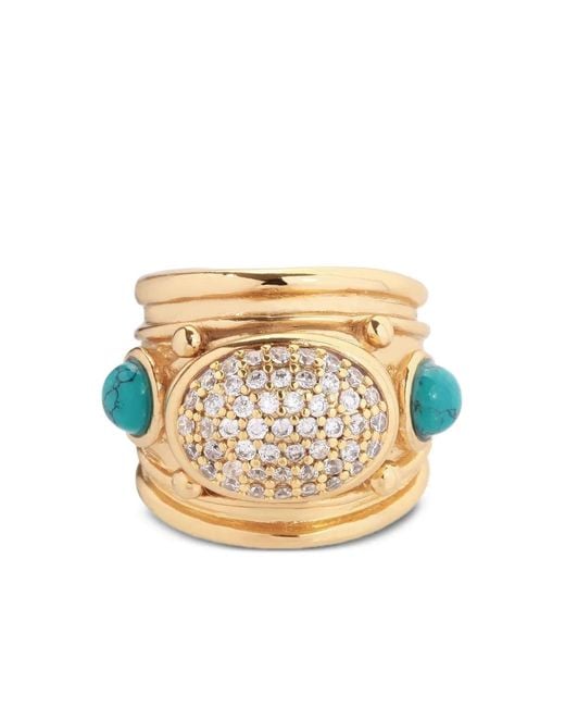 Gas Bijoux White Simone Zircon Ring