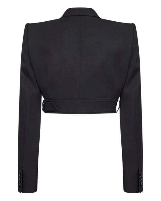 Chloé Black Lapel Belt Jacket