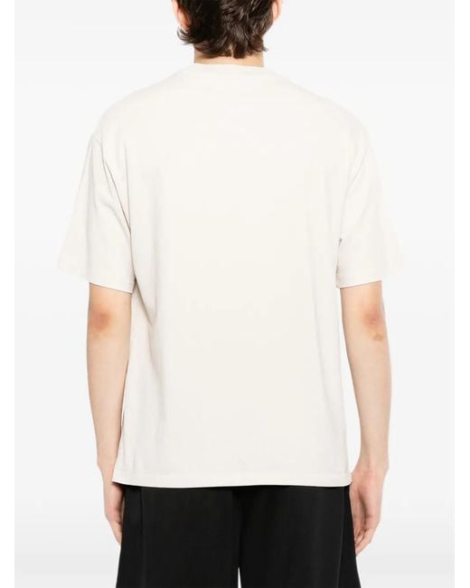 Melt White Graphic-Print T-Shirt for men