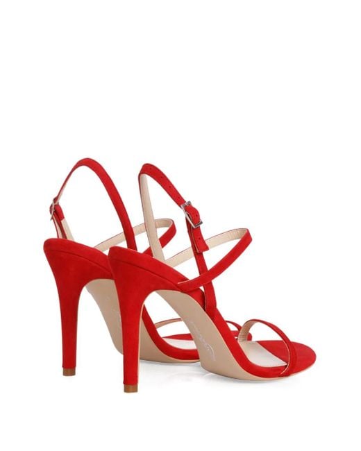 SMILING SHOES Red 90Mm Dalma Suede Sandals